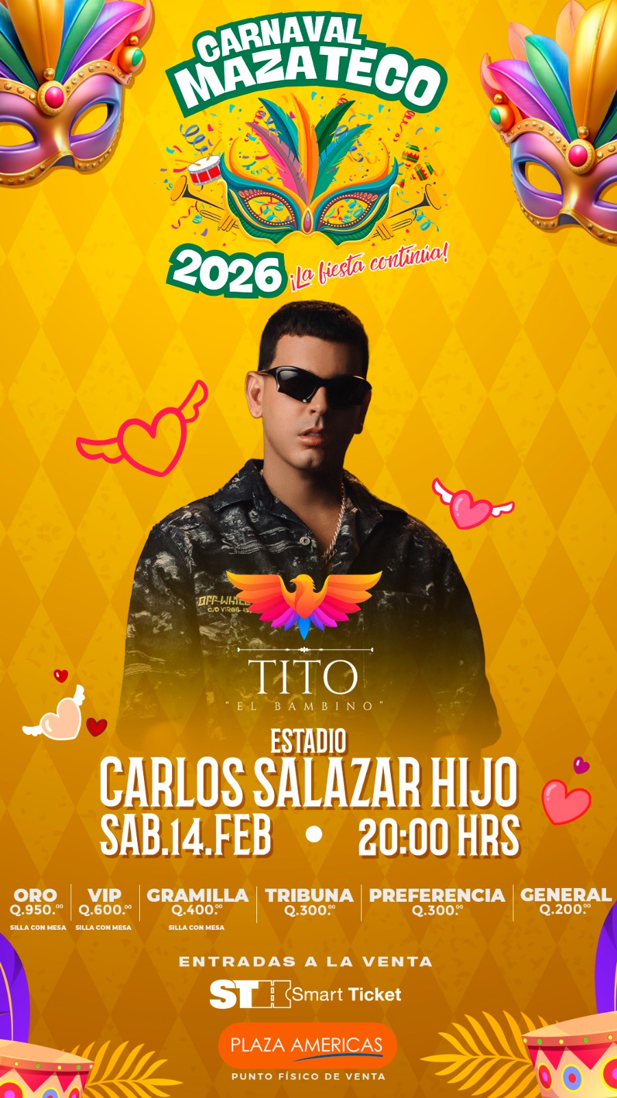 Tito El Bambino en Carnaval Mazateco 2026